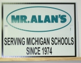 Mr. Alan's Menu Sign